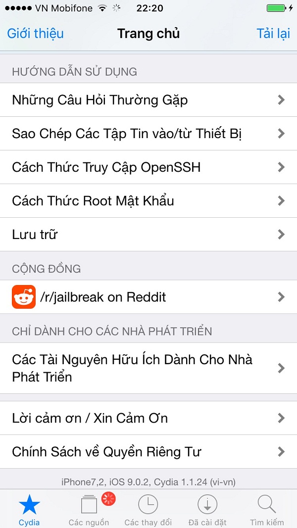 huong dan jailbreak untethered ios 90 902 cho all device bang tools pangu9 hinh anh 10