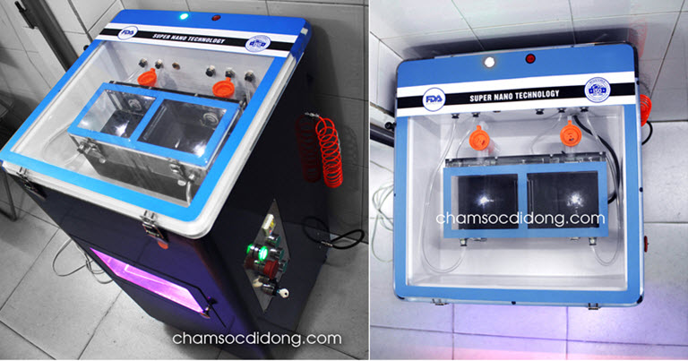 Quy trình phủ Super Nano chống nước điện thoại, diệt khuẩn như thế nào hình ảnh 4 quy trinh phu super nano chong nuoc dien thoai, diet khuan nhu the nao hinh anh 4