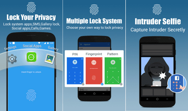 Real fingerprint app lock