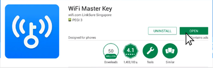 phần mềm Wifi Master Key