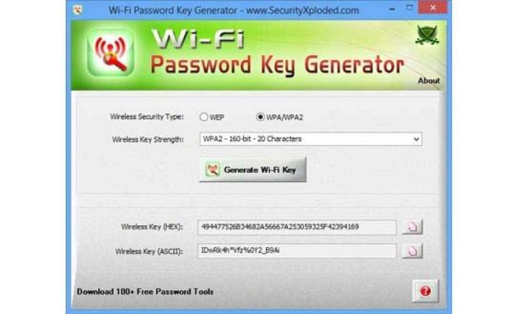 ứng dụng dò mật khẩu Wifi