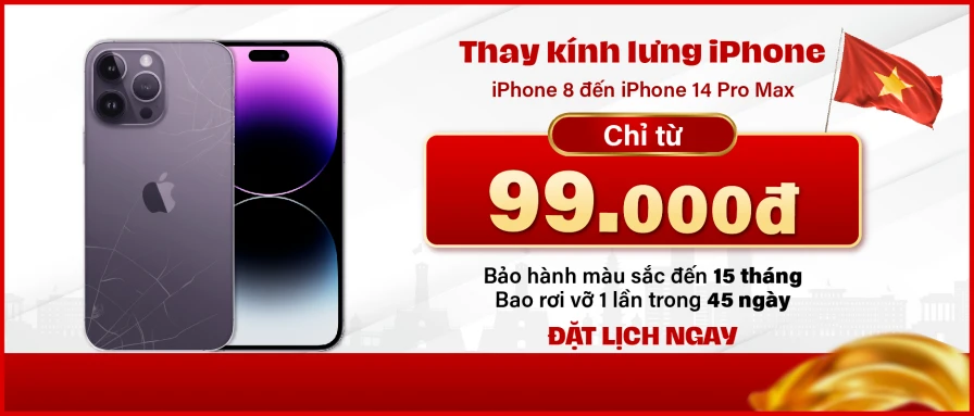 Kính lưng iPhone chỉ 99.000đ
