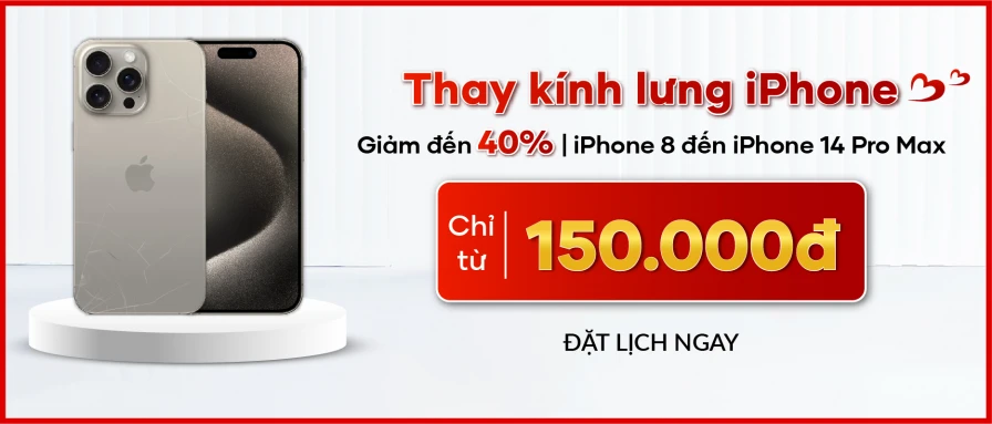 Kính lưng iPhone chỉ 150.000đ
