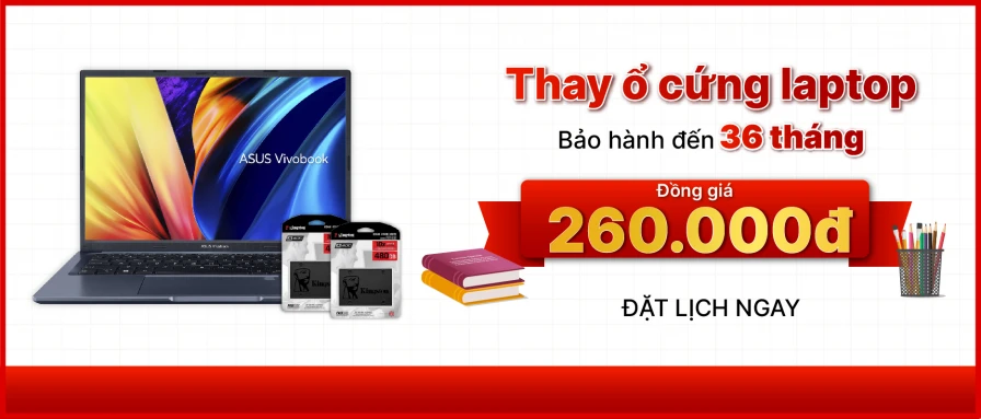 Ổ cứng laptop chỉ 260.000đ