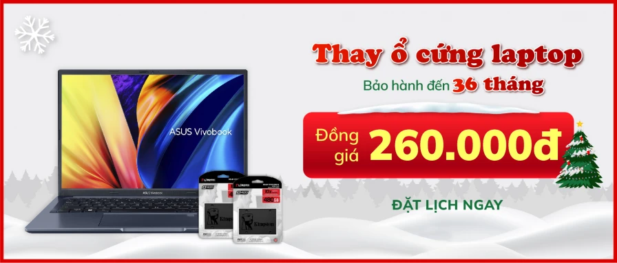 Ổ cứng laptop chỉ 260.000đ