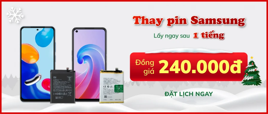 Pin Samsung chỉ 240.000đ