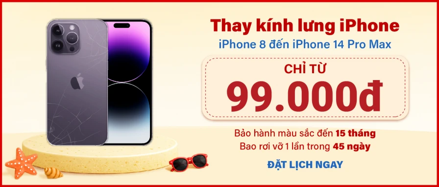 Kính lưng iPhone chỉ 99.000đ