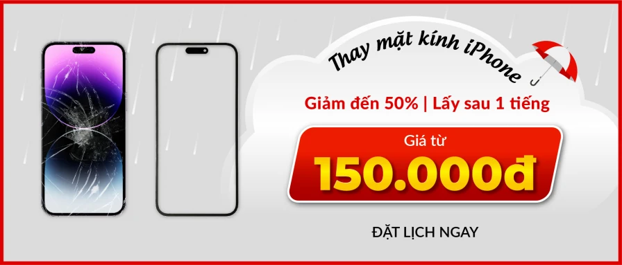Mặt kính iPhone từ 150.000đ