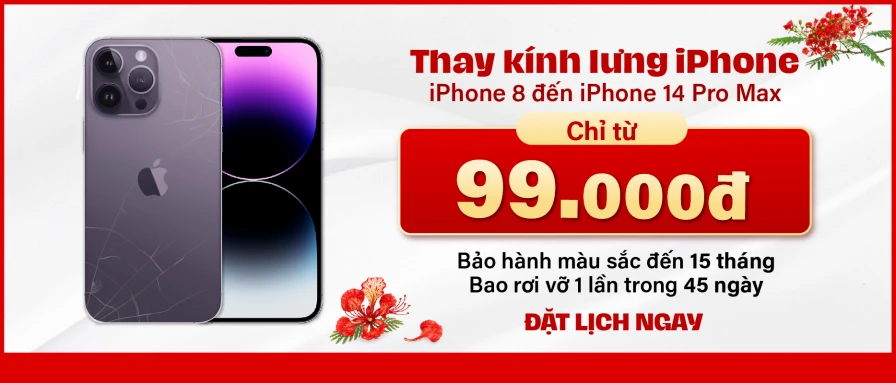 Kính lưng iPhone chỉ 99.000đ