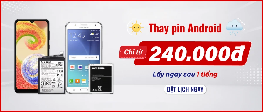 Pin Samsung chỉ 240.000đ