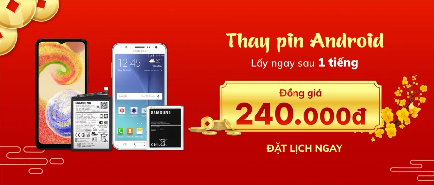 Pin Samsung chỉ 240.000đ