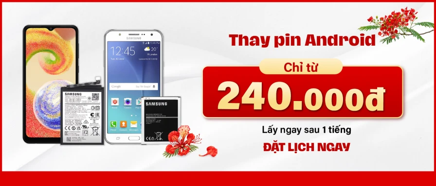 Pin Samsung chỉ 240.000đ