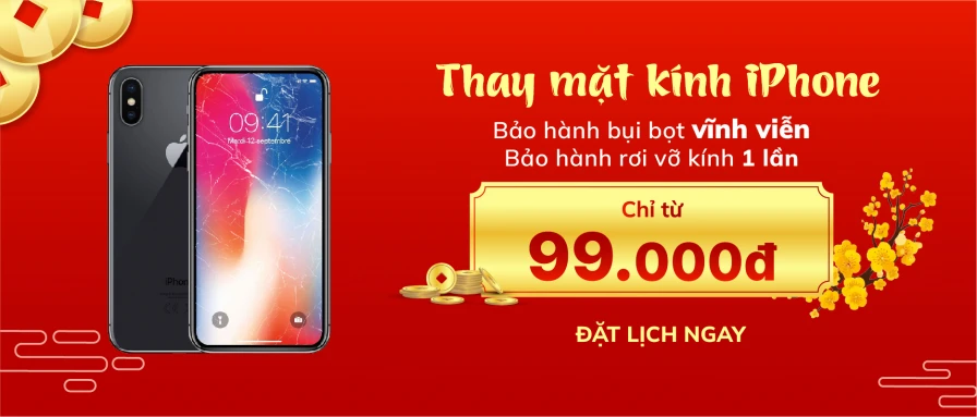 Mặt kính iPhone từ 99.000đ