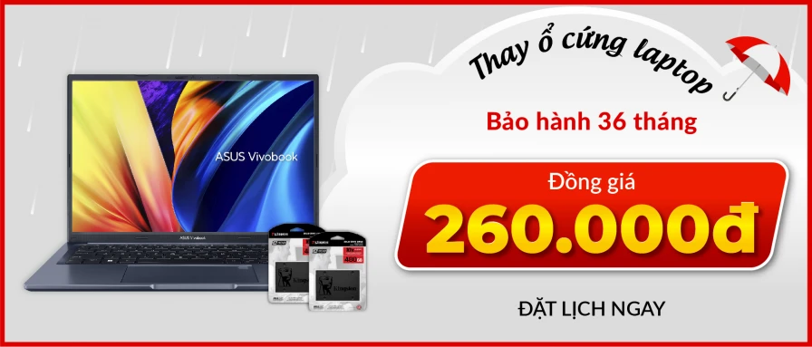 Ổ cứng laptop chỉ 260.000đ