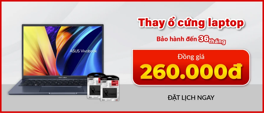 Ổ cứng laptop chỉ 260.000đ