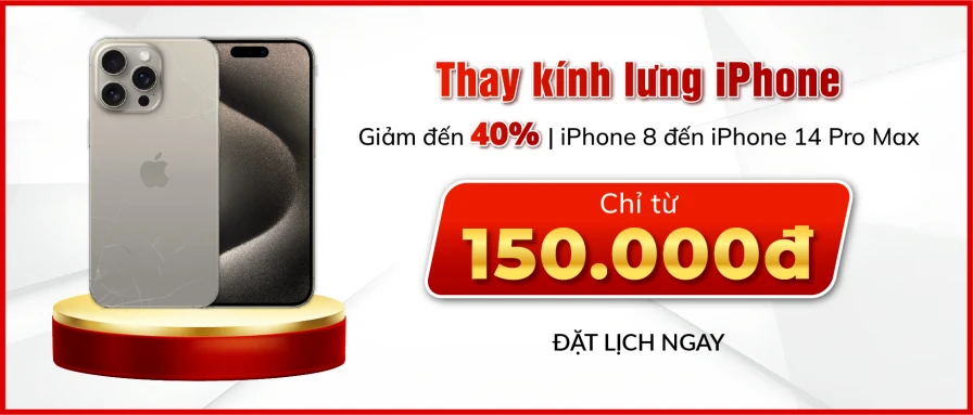 Kính lưng iPhone chỉ 150.000đ