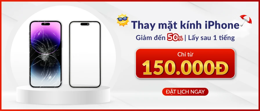 Mặt kính iPhone từ 150.000đ