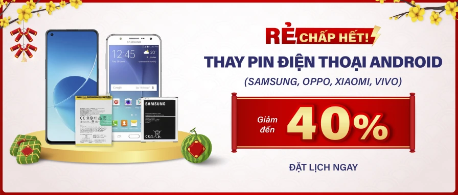 Pin Android giảm 40%