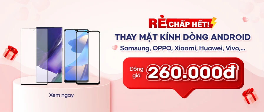 Mặt kính đồng giá chỉ  260.000đ