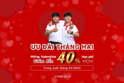 ƯU ĐÃI THÁNG HAI - MỪNG VALENTINE