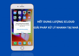 Các giải pháp xử lý  tình trạng máy  hết dung lượng iCloud  tại nhà hiệu quả