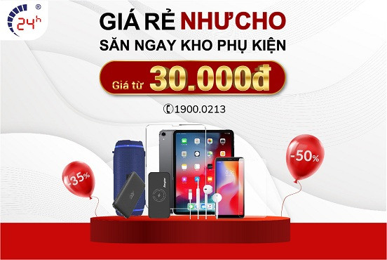 Giá rẻ như cho - Săn ngay kho phụ kiện từ 30.000 đồng