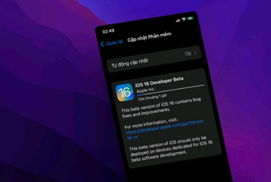 Làm sao để hạ cấp iOS 16 Developer BETA về phiên bản thấp hơn mà không bị mất dữ liệu?
