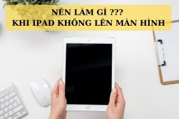 Nên làm gì khi iPad không lên màn hình?