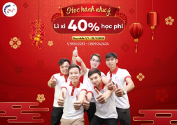 Học hành như ý - Lì xì 40% học phí