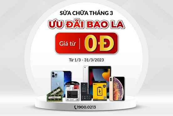 Sửa Chữa Tháng 3 - Ưu Đãi Bao La