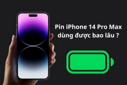 Pin iPhone 14 Pro Max sử dụng được bao lâu?