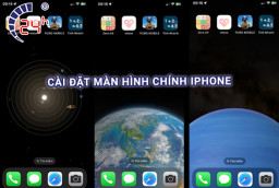 Cài đặt màn hình chính iPhone và Android ĐẸP ĐỘC LẠ