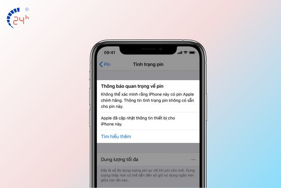 iPhone báo lỗi pin không chính hãng: Cách khắc phục cực CHUẨN
