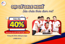 Đại Lễ SALE nghề - Sửa chữa thoả đam mê (Học nghề sửa chữa điện thoại, laptop giảm đến 40%)