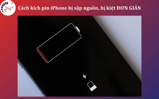 Cách kích pin iPhone bị sập nguồn, bị kiệt ĐƠN GIẢN