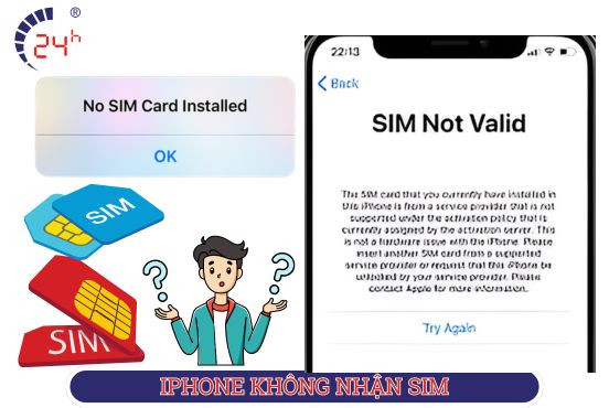 Lỗi iPhone không nhận sim? 11 Cách khắc phục nhanh chóng