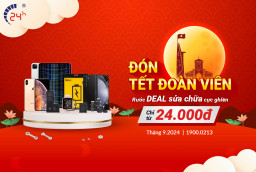 Đón Tết đoàn viên - Rước DEAL sửa chữa cực ghiền (Thay pin iPhone giá 24.000 đồng)