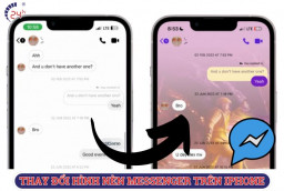 Mẹo thay đổi hình nền messenger trên iPhone ĐẸP MẮT