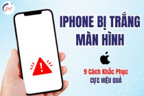 iPhone bị trắng màn hình: Nguyên nhân & 9 Cách khắc phục ĐƠN GIẢN