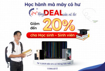 Học hành mà máy có hư - 24h tặng DEAL sửa vô tư! (Giảm đến 20% cho HSSV)