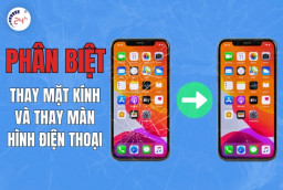 Phân biệt thay mặt kính và thay màn hình điện thoại ĐƠN GIẢN