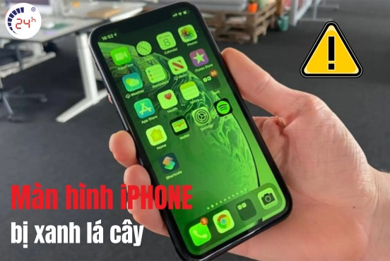 Màn hình iPhone bị xanh lá cây: Nguyên nhân và 7 cách khắc phục