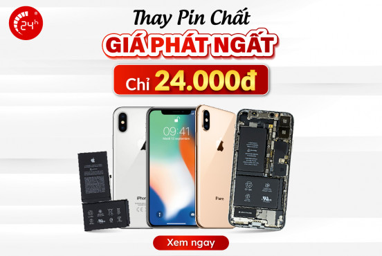THAY PIN CHẤT – GIÁ PHÁT NGẤT CHỈ 24.000Đ