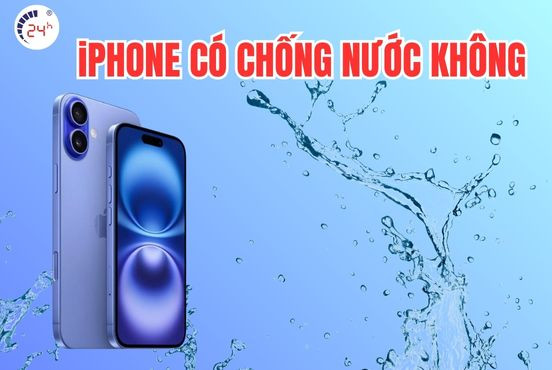 iPhone có chống nước không? Dòng iPhone nào chống nước TỐT NHẤT