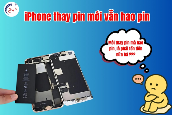 Nguyên nhân và cách KHẮC PHỤC iPhone thay pin mới vẫn hao pin