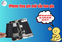 Nguyên nhân và cách KHẮC PHỤC iPhone thay pin mới vẫn hao pin