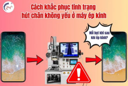 Cách khắc phục tình trạng hút chân không yếu ở máy ép kính HIỆU QUẢ
