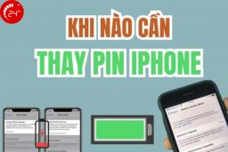 Khi nào cần thay pin iPhone? Còn bao nhiêu phần trăm thì nên thay?