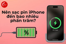 Nên sạc pin iPhone đến bao nhiêu phần trăm? Quy tắc 20-80 chống chai pin