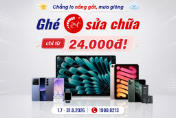 Chẳng lo nắng gắt, mưa giông - Ghé 24h sửa chữa chỉ từ 24.000đ!
